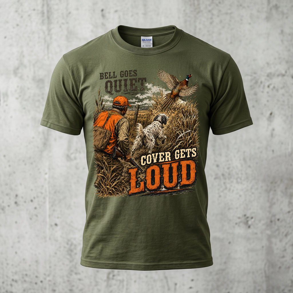 Upland Pheasant Hunting - Outdoor Cotton T-Shirt PHCT1036