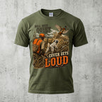Upland Pheasant Hunting - Outdoor Cotton T-Shirt PHCT1036