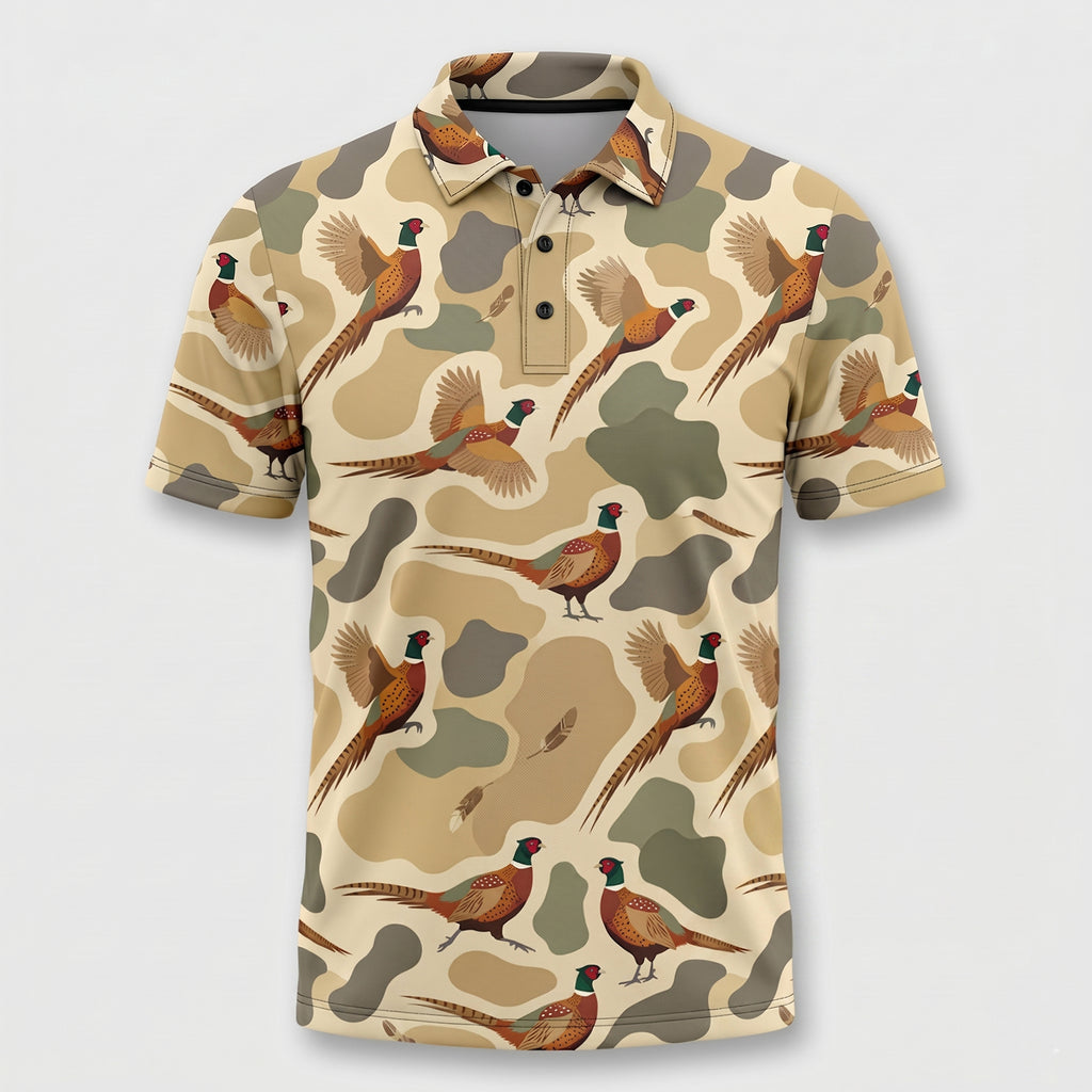 Upland Pheasant Hunting - Polo Shirt PHPL1013