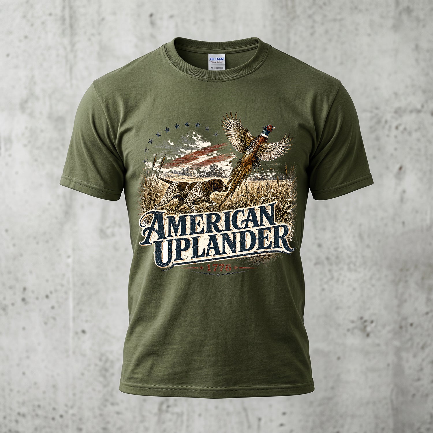 Upland Pheasant Hunting - Outdoor Cotton T-Shirt PHCT1011