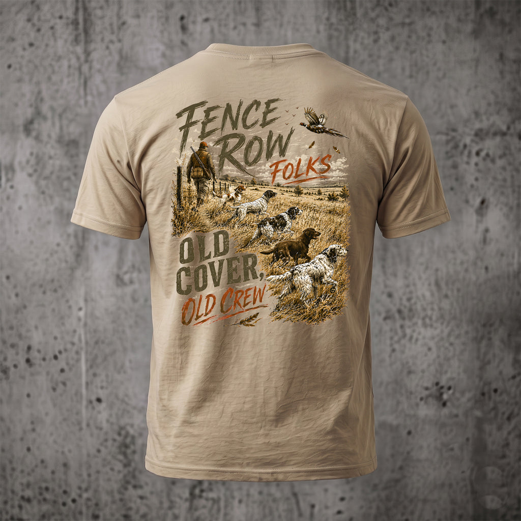 Upland Pheasant Hunting - Back Graphic T-Shirt PHCT1069