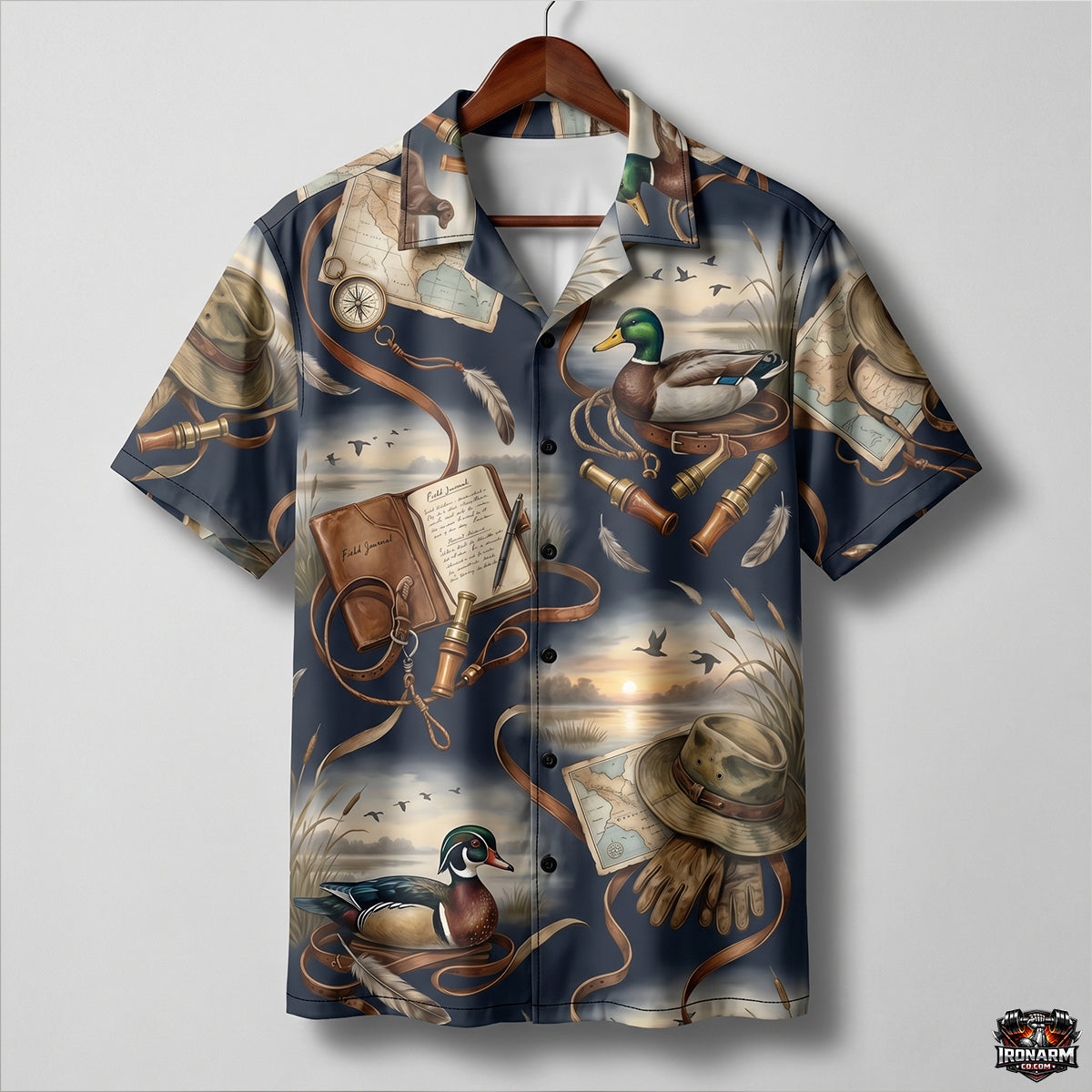 Mallard Paradise Collection - Hawaiian Shirt MPHS1012