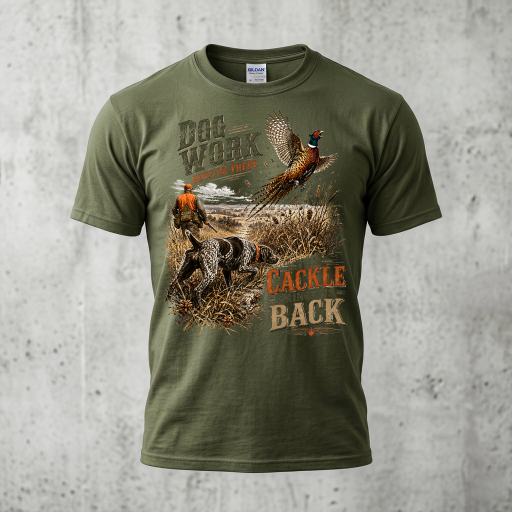 Upland Pheasant Hunting - Outdoor Cotton T-Shirt PHCT1035