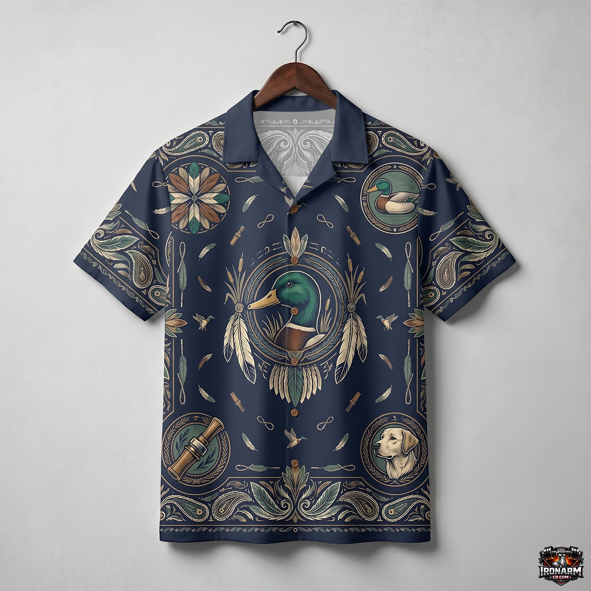 Mallard Paradise Collection - Hawaiian Shirt MPHS1014