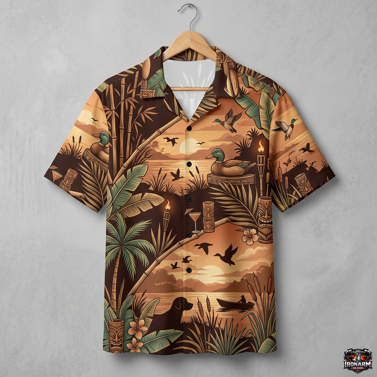 Mallard Paradise Collection - Hawaiian Shirt MPHS1009