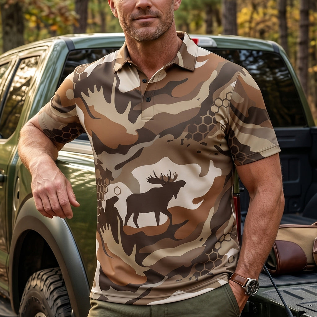Moose Hunting - Polo Shirt MOHPL1004