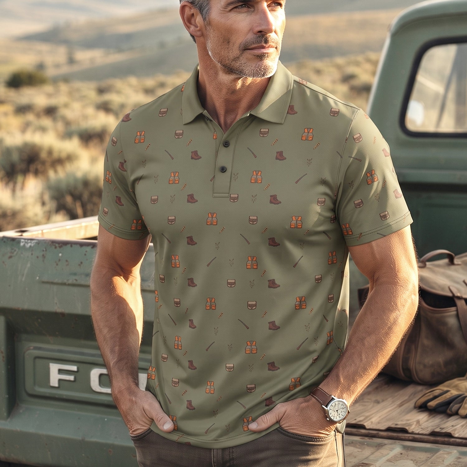 Upland Pheasant Hunting - Polo Shirt PHPL1017