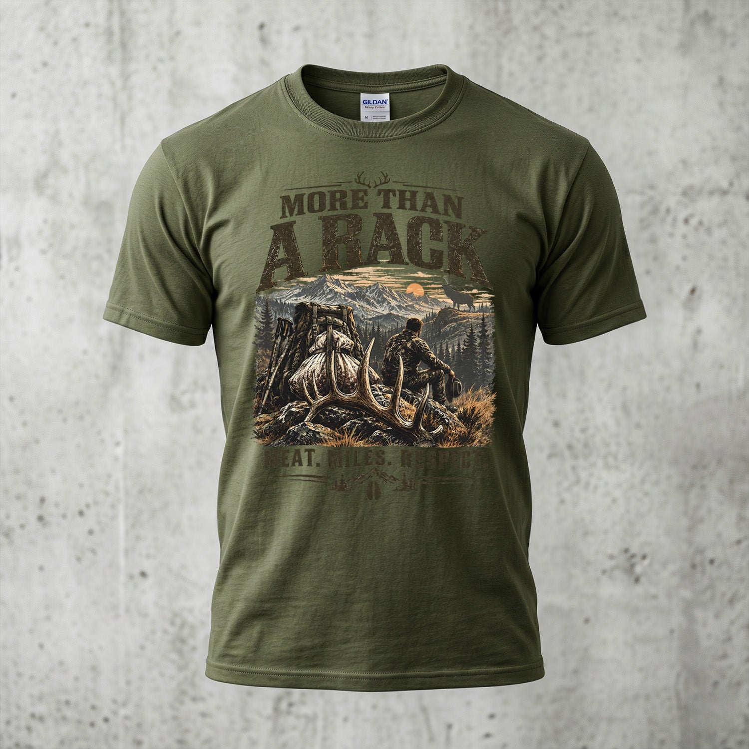 Elk Hunting - Outdoor Cotton T-Shirt EHCT1005