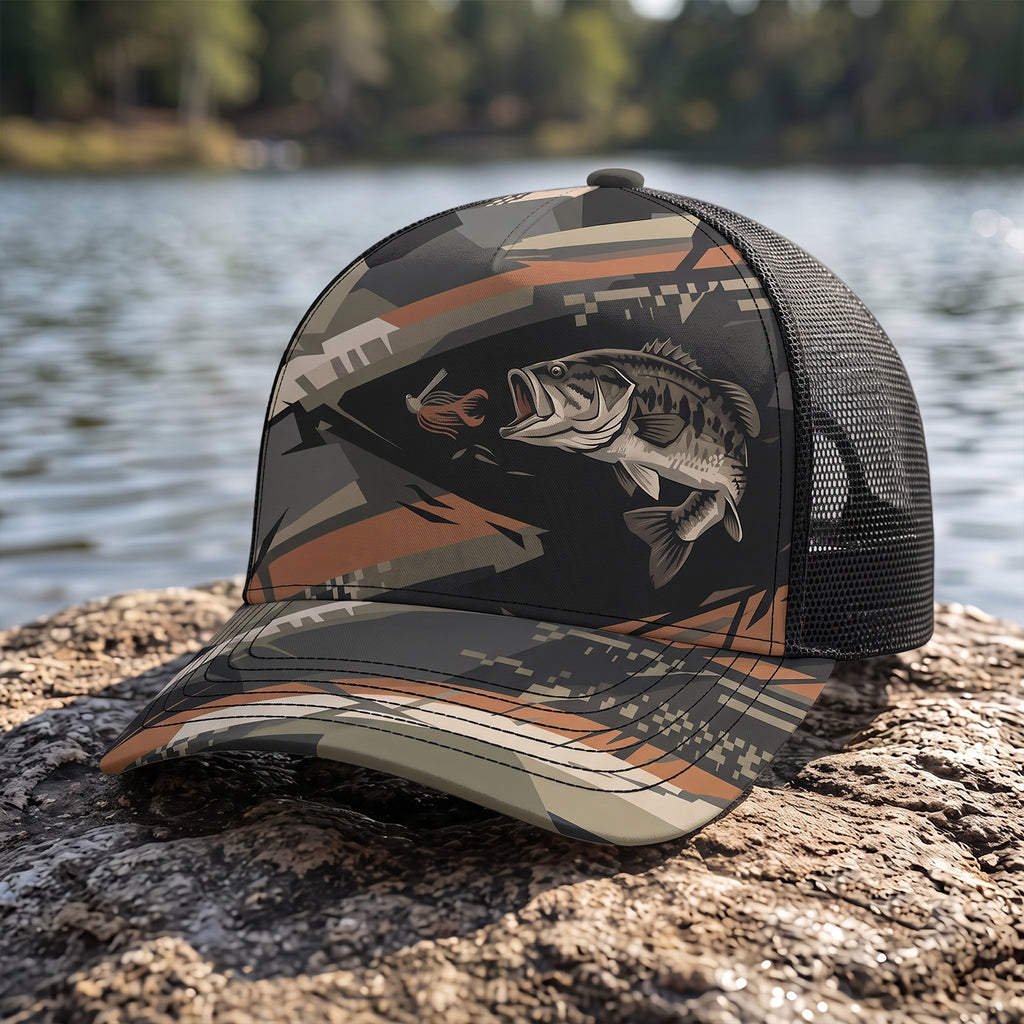 Bass Fishing - Mesh Cap BFMC1003