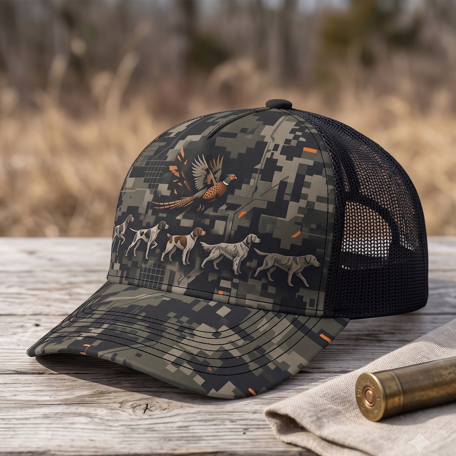 Upland Pheasant Hunting - Mesh Cap UPHMC1010