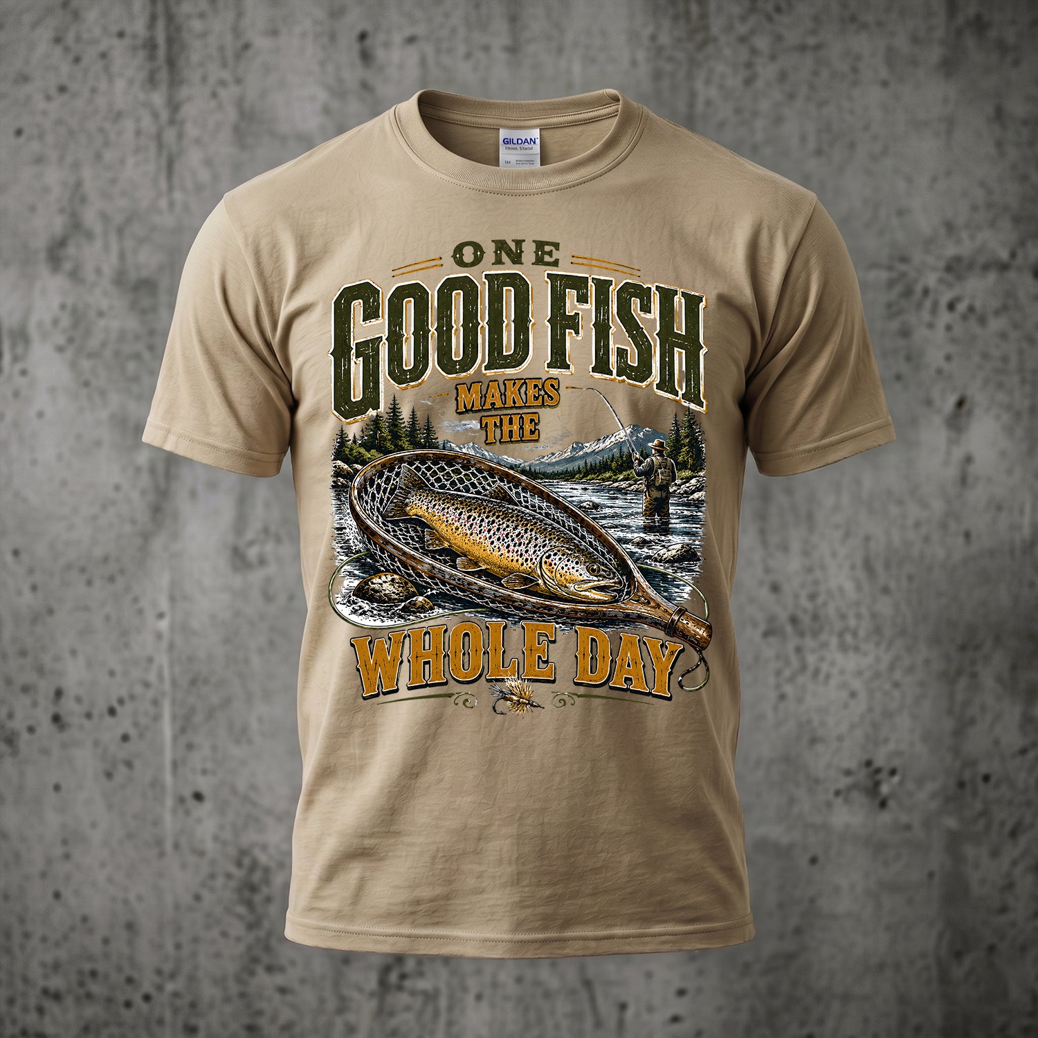 Fly Fishing - Outdoor Cotton T-Shirt FFCT1003