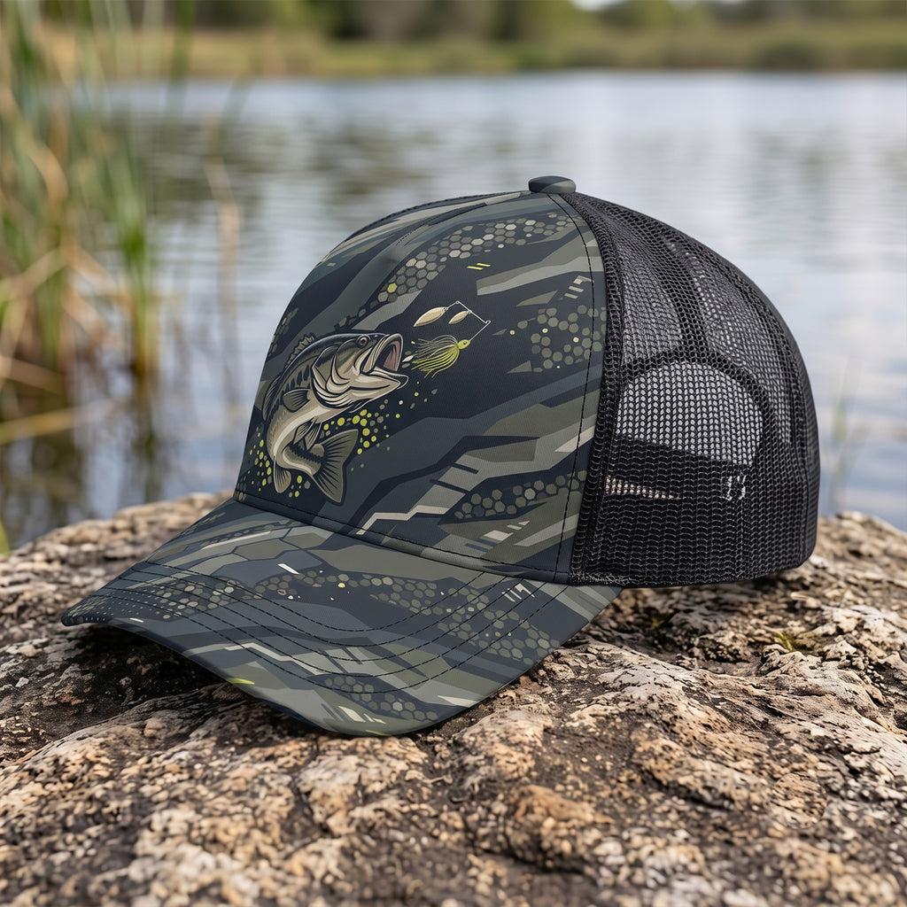 Bass Fishing - Mesh Cap BFMC1002