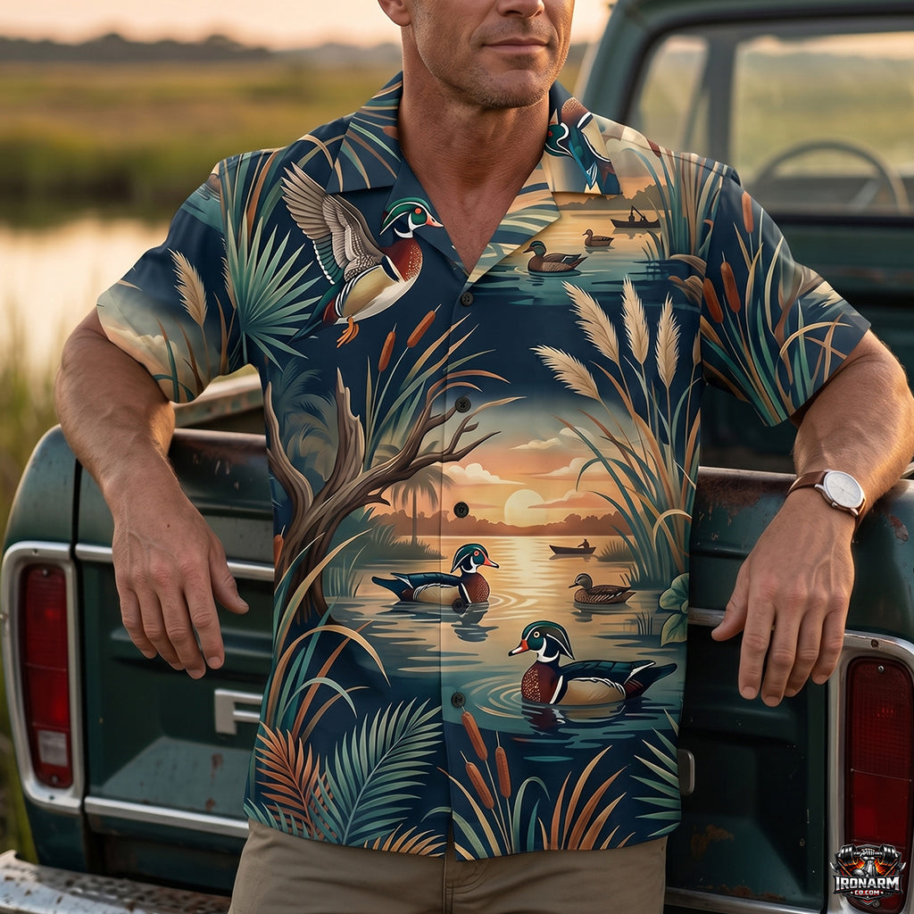 Mallard Paradise Collection - Hawaiian Shirt MPHS1008