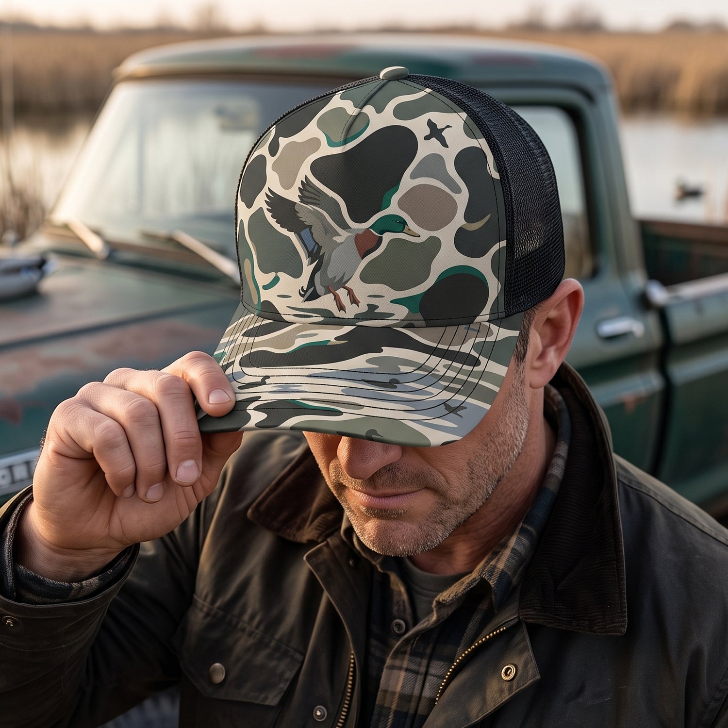Duck Hunting - Outdoor Mesh Cap DUMC1012