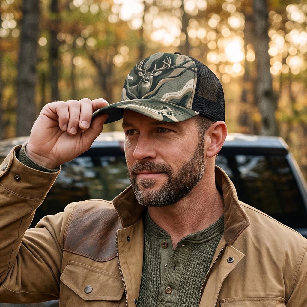 Whitetail Hunting - Outdoor Mesh Cap WHMC1001