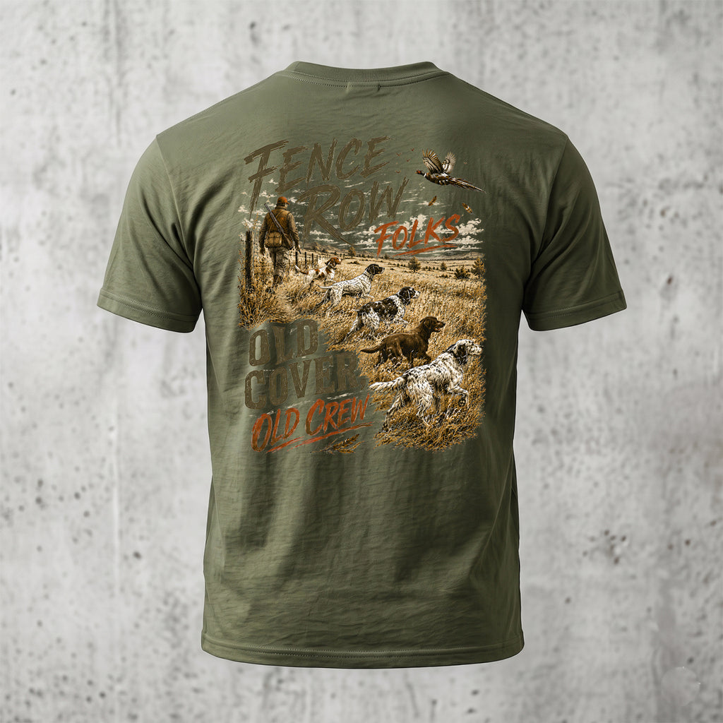 Upland Pheasant Hunting - Back Graphic T-Shirt PHCT1069
