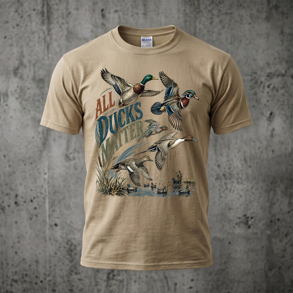 Duck Hunting - Outdoor Cotton T-Shirt DUCT1008