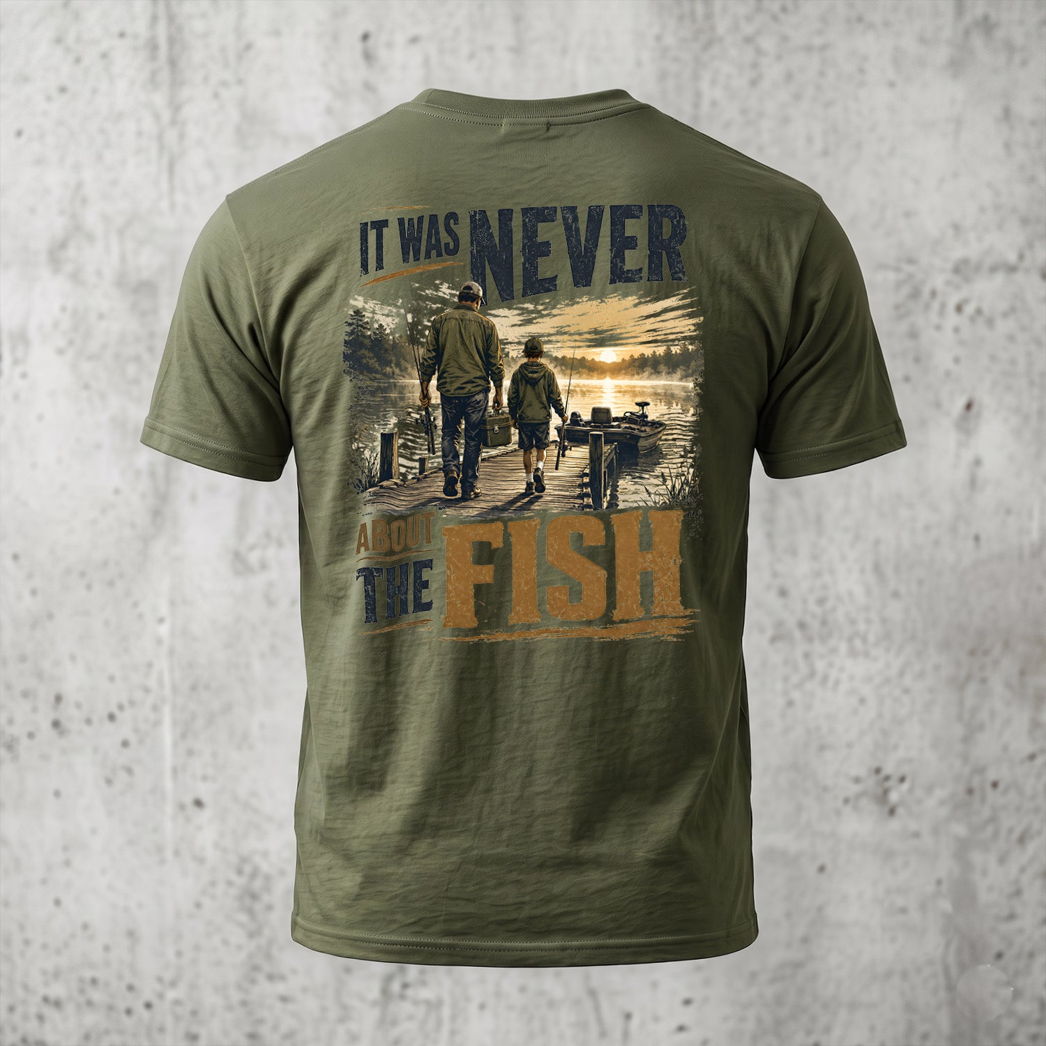 Bass Fishing - Back Graphic T-Shirt BFCT1003