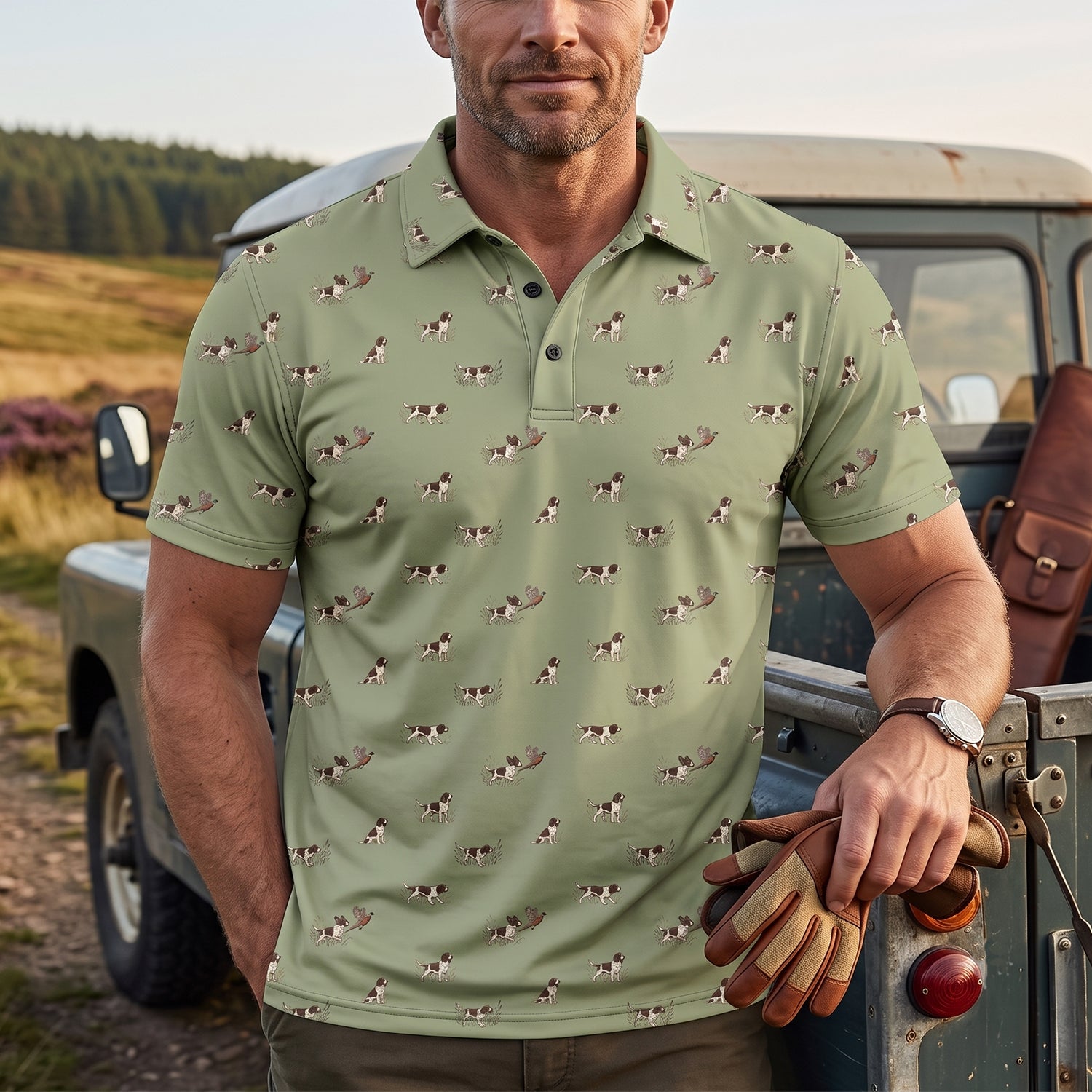 Upland Pheasant Hunting - Polo Shirt PHPL1027