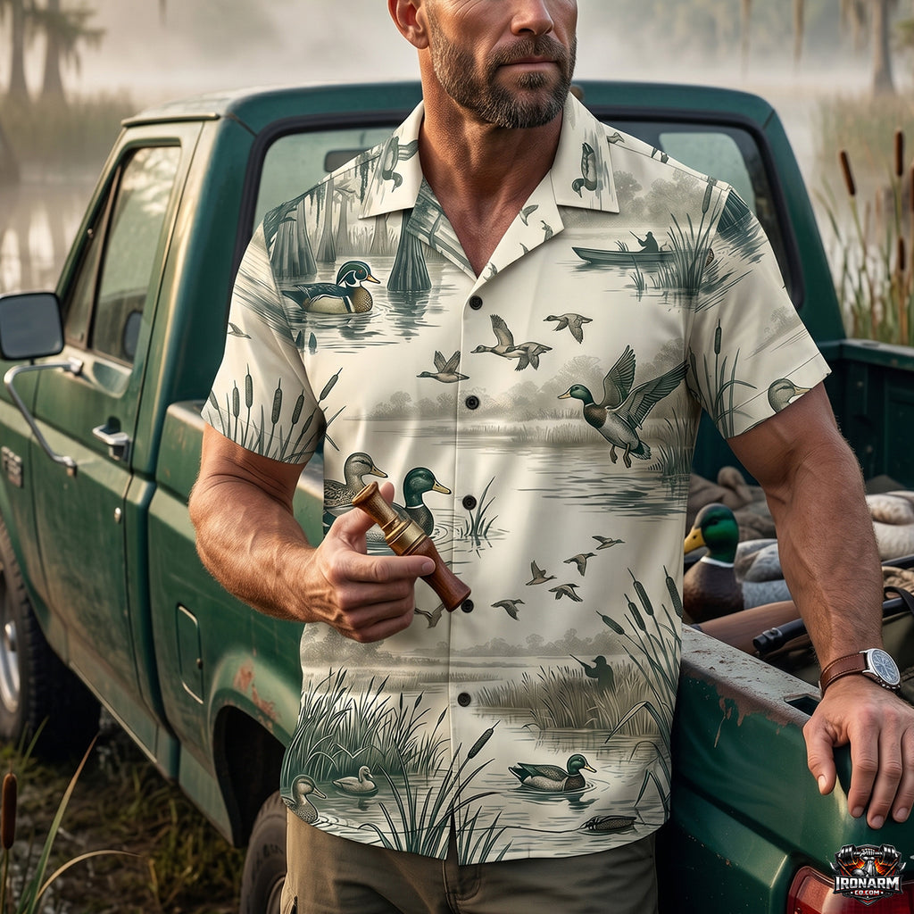 Mallard Paradise Collection - Hawaiian Shirt MPHS1003