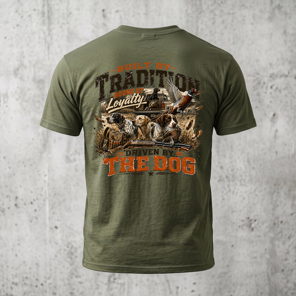 Upland Pheasant Hunting - Back Graphic T-Shirt PHCT1064