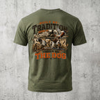 Upland Pheasant Hunting - Back Graphic T-Shirt PHCT1064