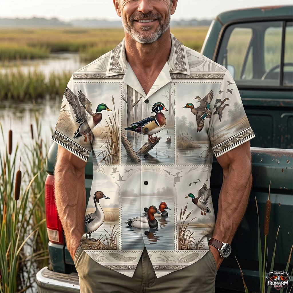 Mallard Paradise Collection - Hawaiian Shirt MPHS1004