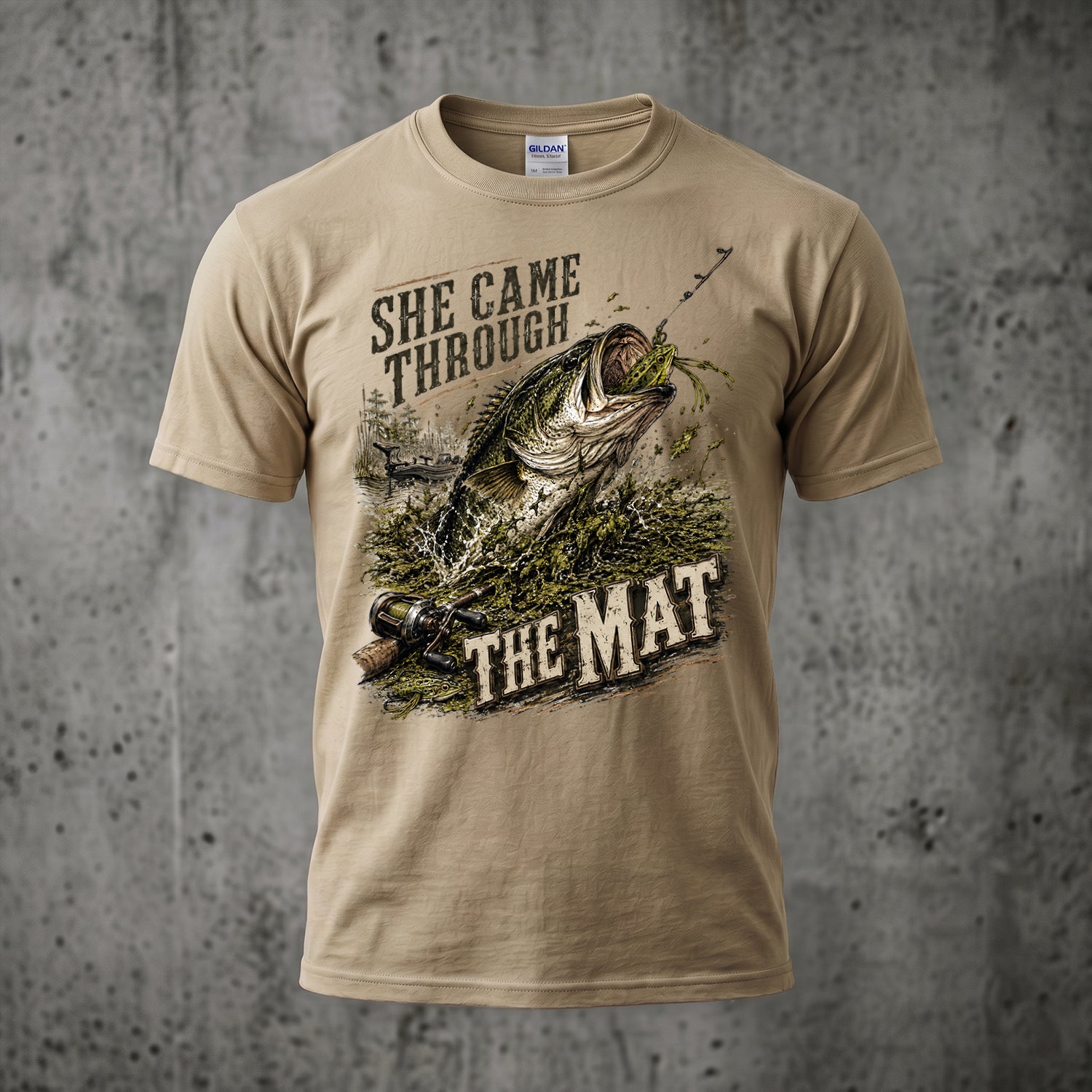 Bass Fishing - Outdoor Cotton T-Shirt BFCT1002
