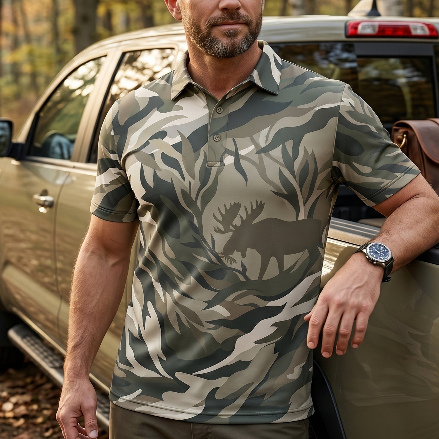 Moose Hunting - Polo Shirt MOHPL1002