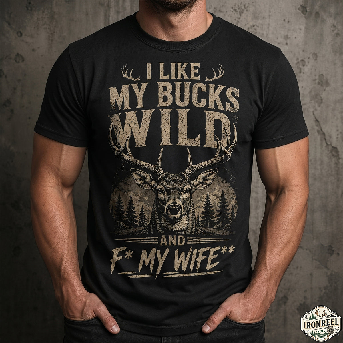 Deer Hunting - Cotton Hunting T-Shirt DGC-1001