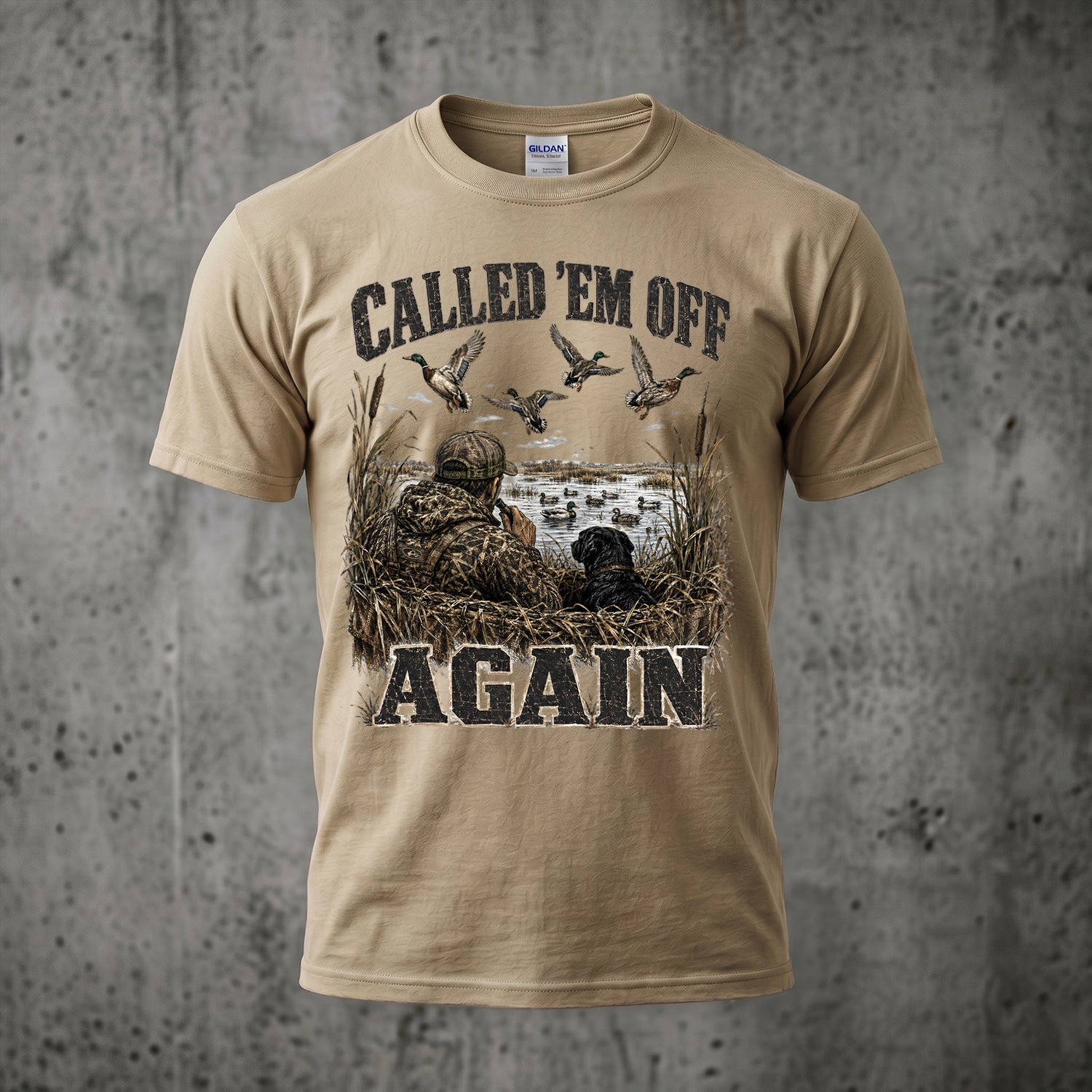 Duck Hunting - Outdoor Cotton T-Shirt DUCT1006