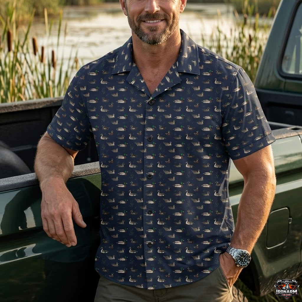 Mallard Paradise Collection - Hawaiian Shirt MPHS1002