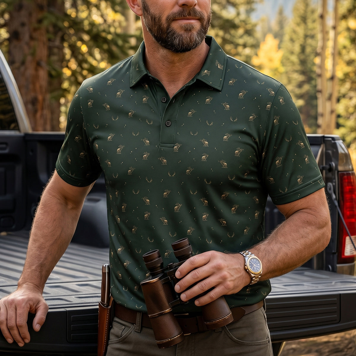 Elk Hunting - Polo Shirt EHPL1005