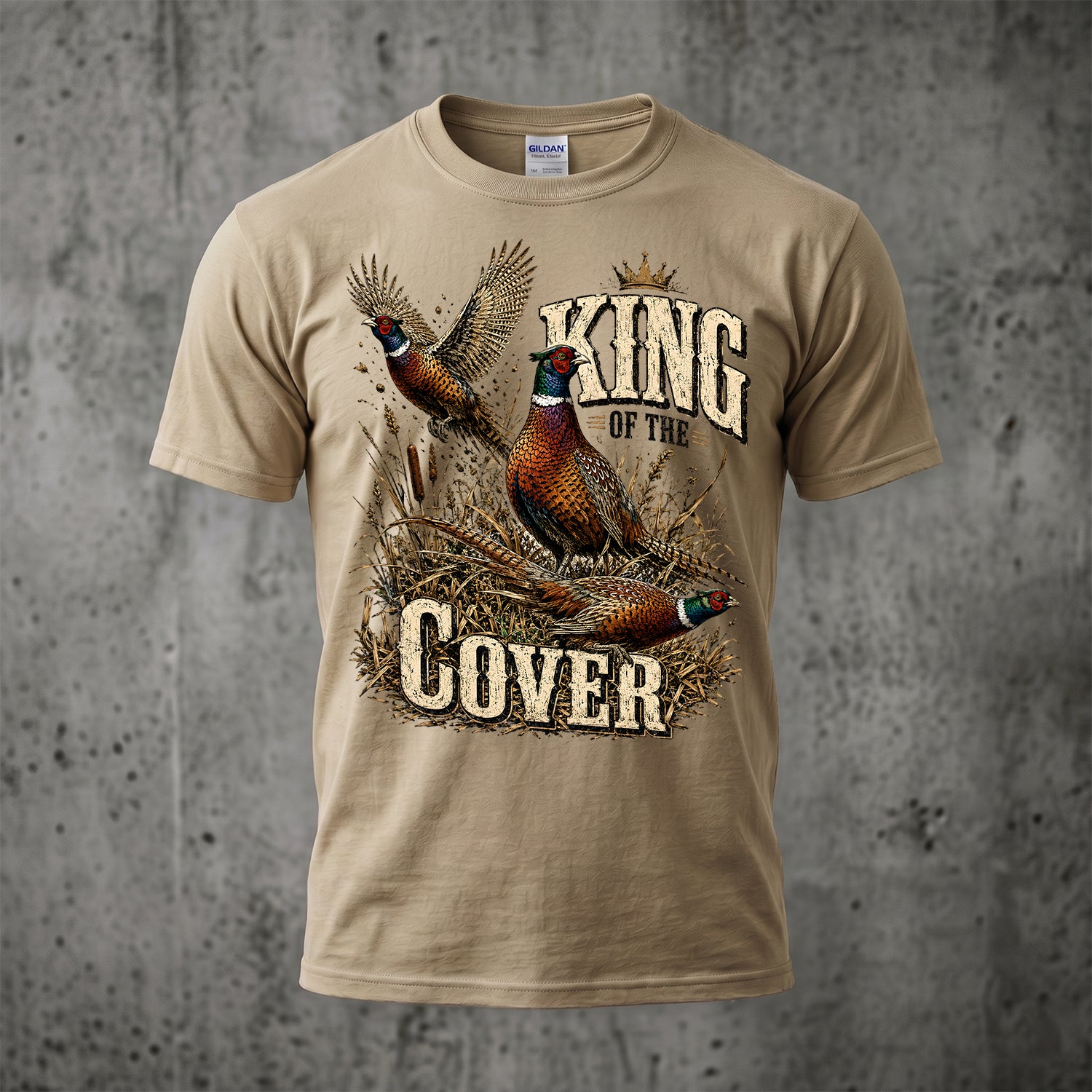 Upland Pheasant Hunting - Outdoor Cotton T-Shirt PHCT1025