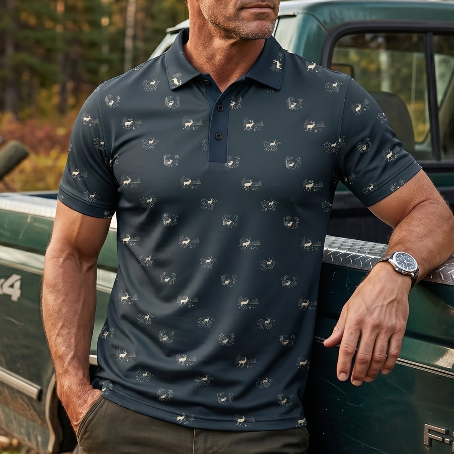 Elk Hunting - Polo Shirt EHPL1011