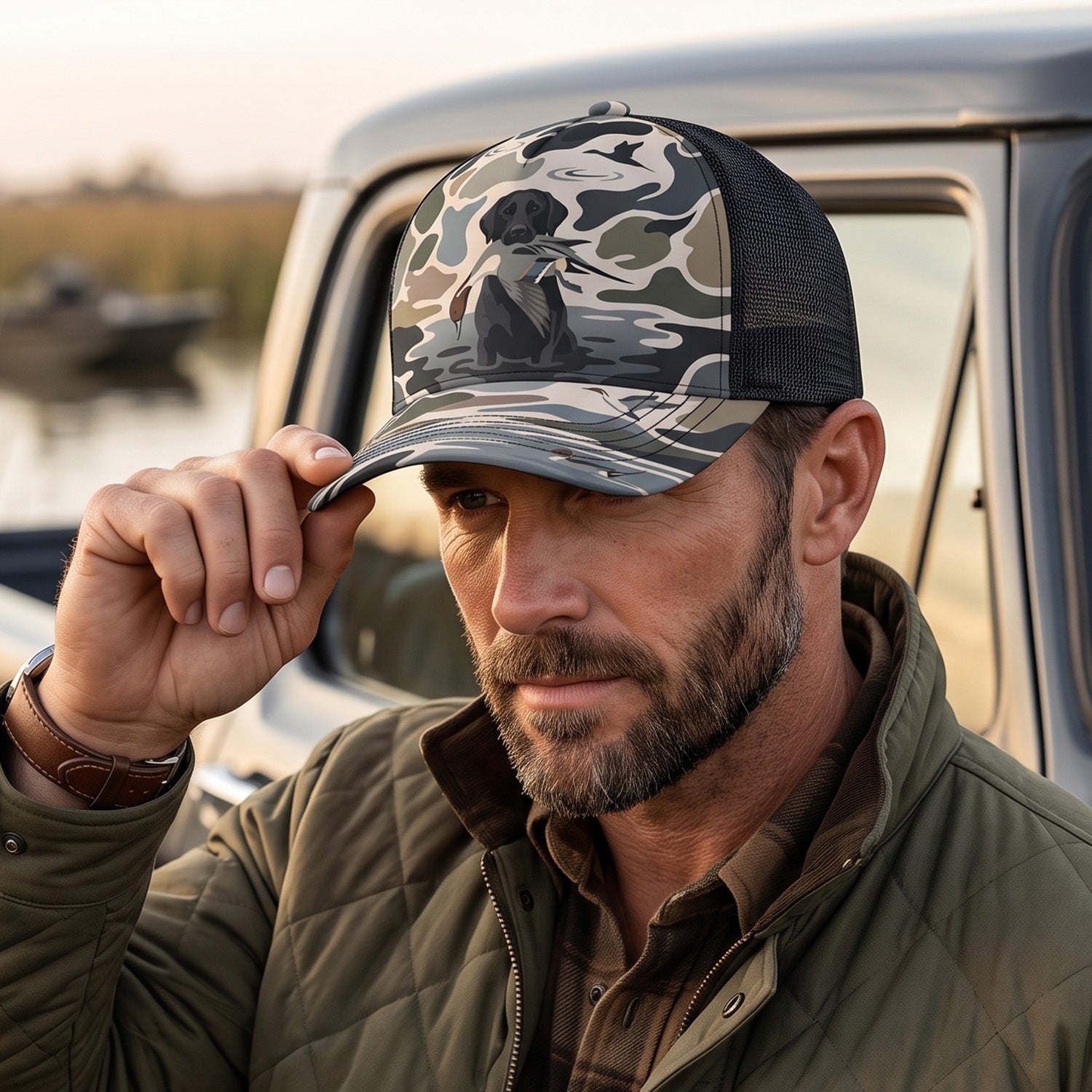Duck Hunting - Outdoor Mesh Cap DUMC1011