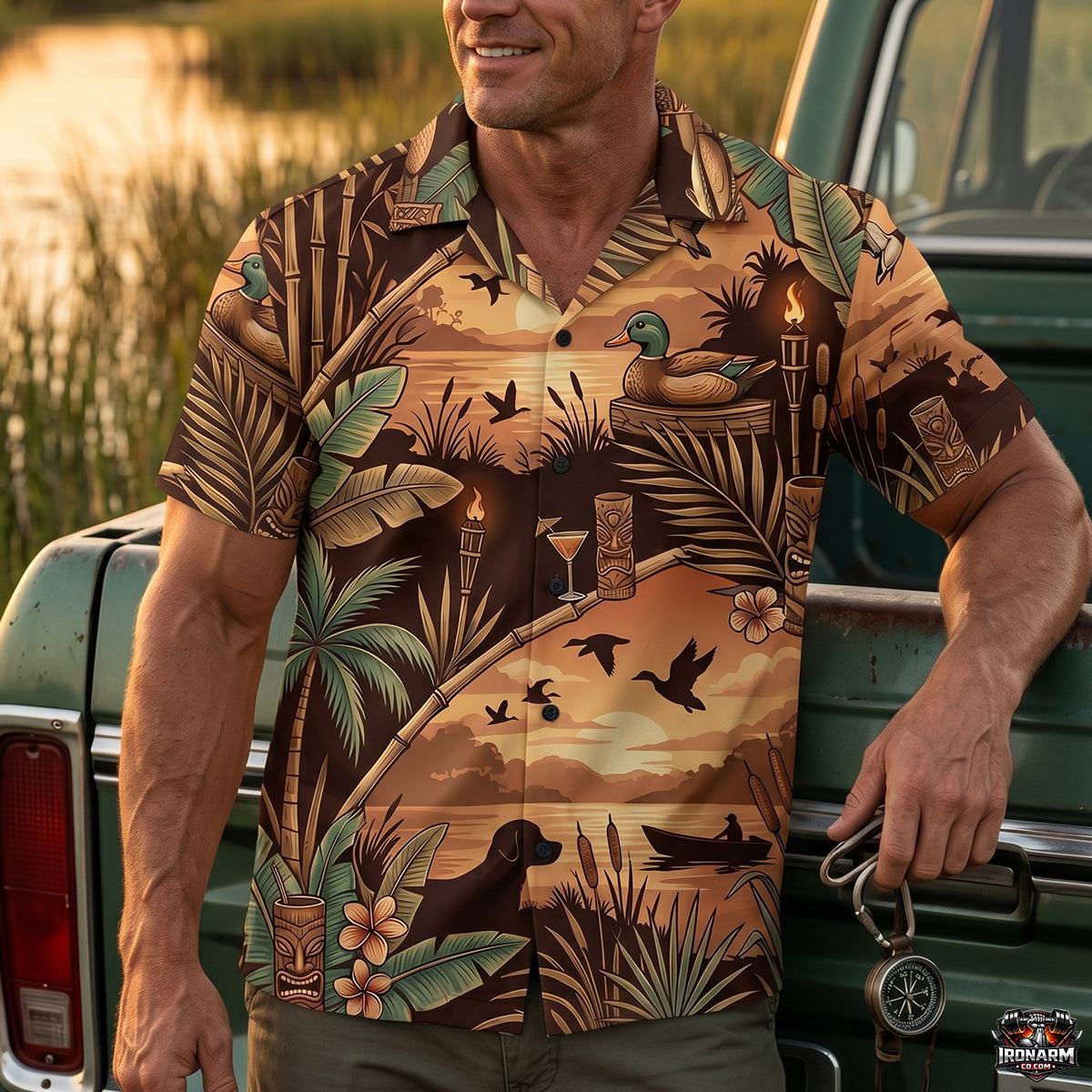 Mallard Paradise Collection - Hawaiian Shirt MPHS1009