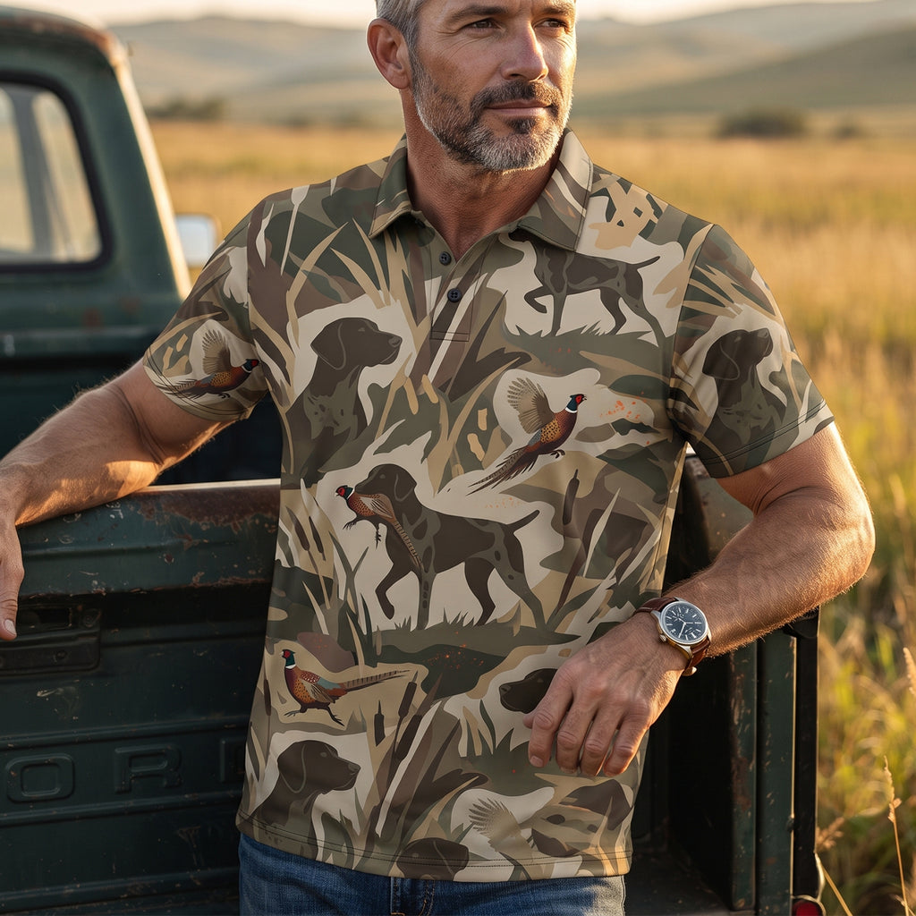 Upland Pheasant Hunting - Polo Shirt PHPL1021