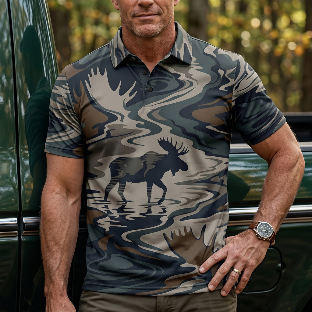 Moose Hunting - Polo Shirt MOHPL1003