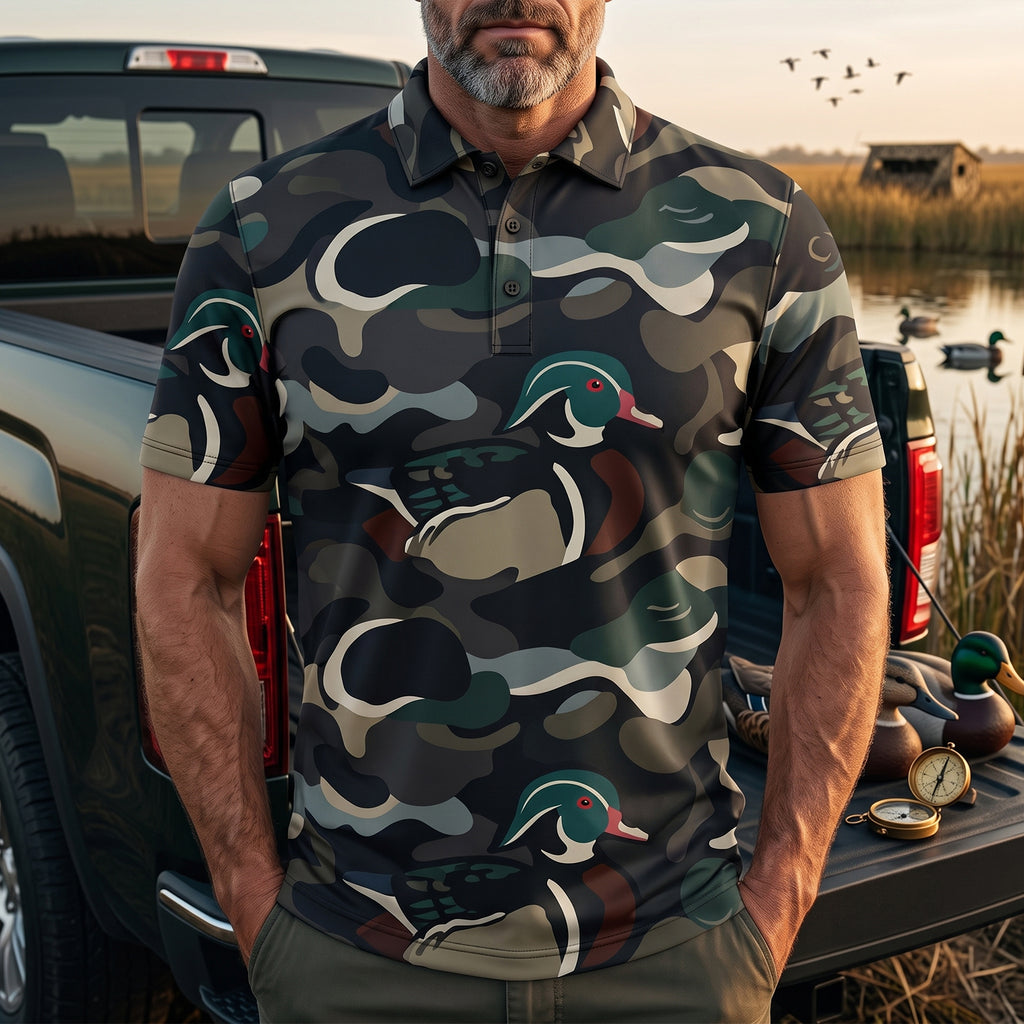 Duck Hunting - Polo Shirt DUPL1034