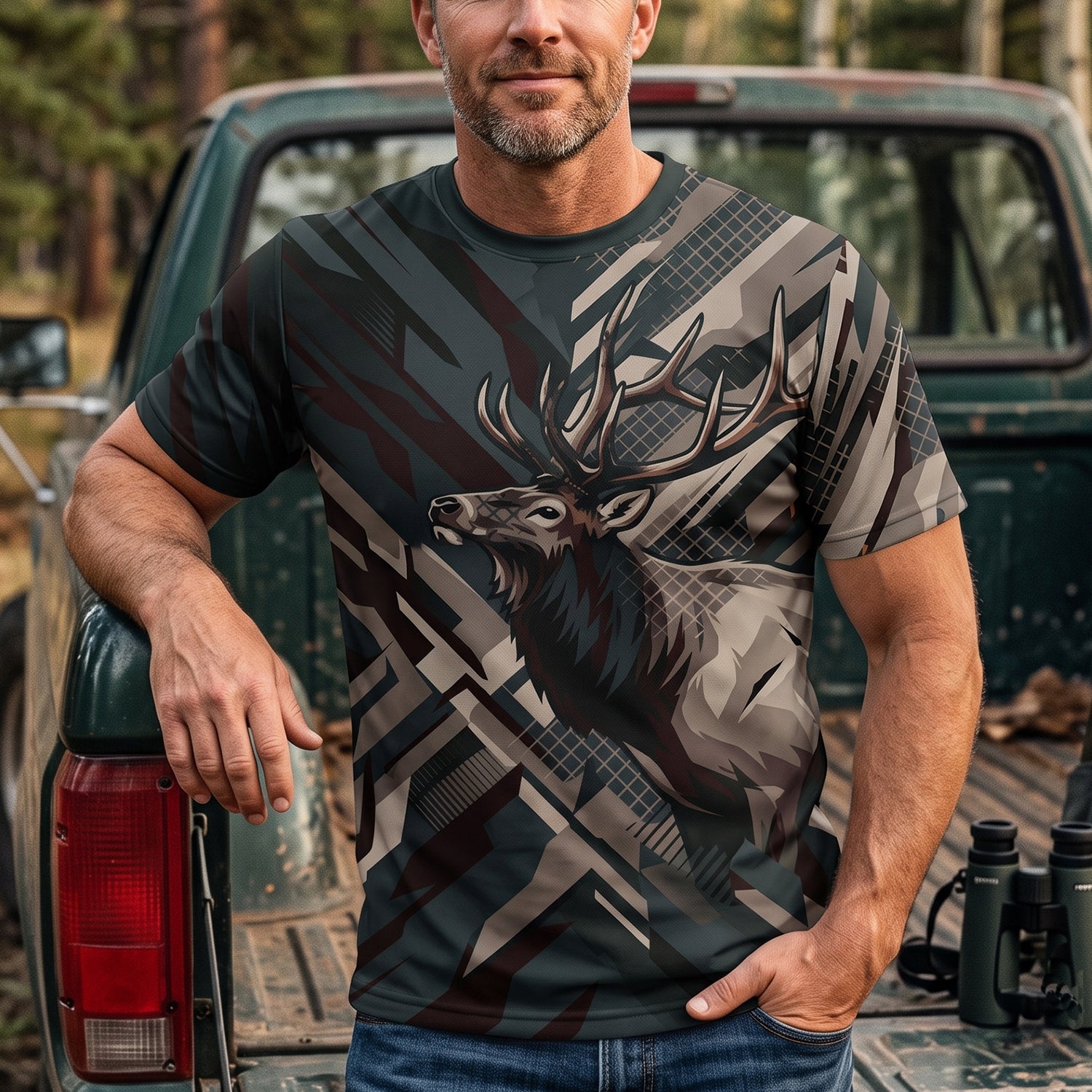 Elk Hunting - Performance T-Shirt EHPT1009