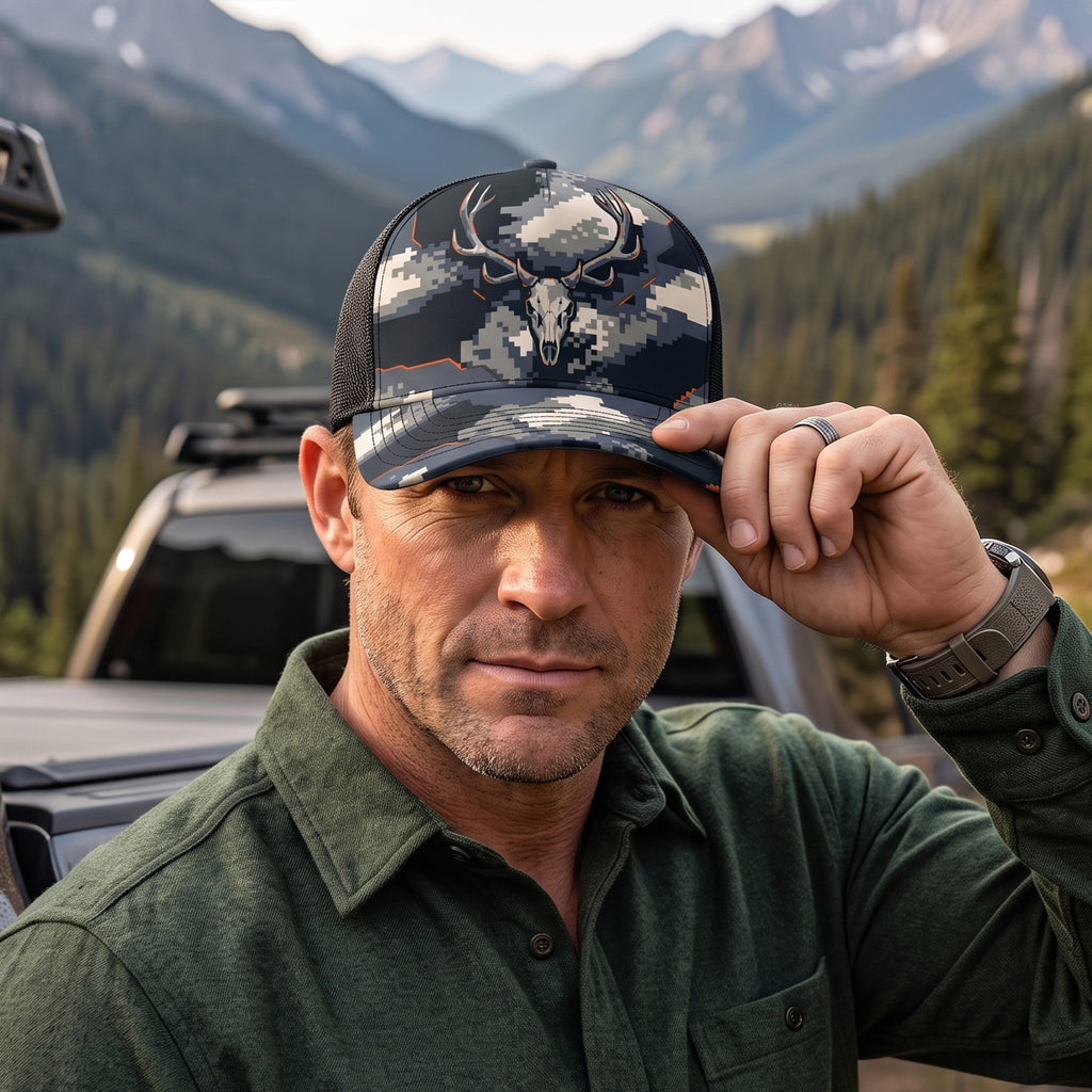 Elk Hunting - Outdoor Mesh Cap EHMC1009