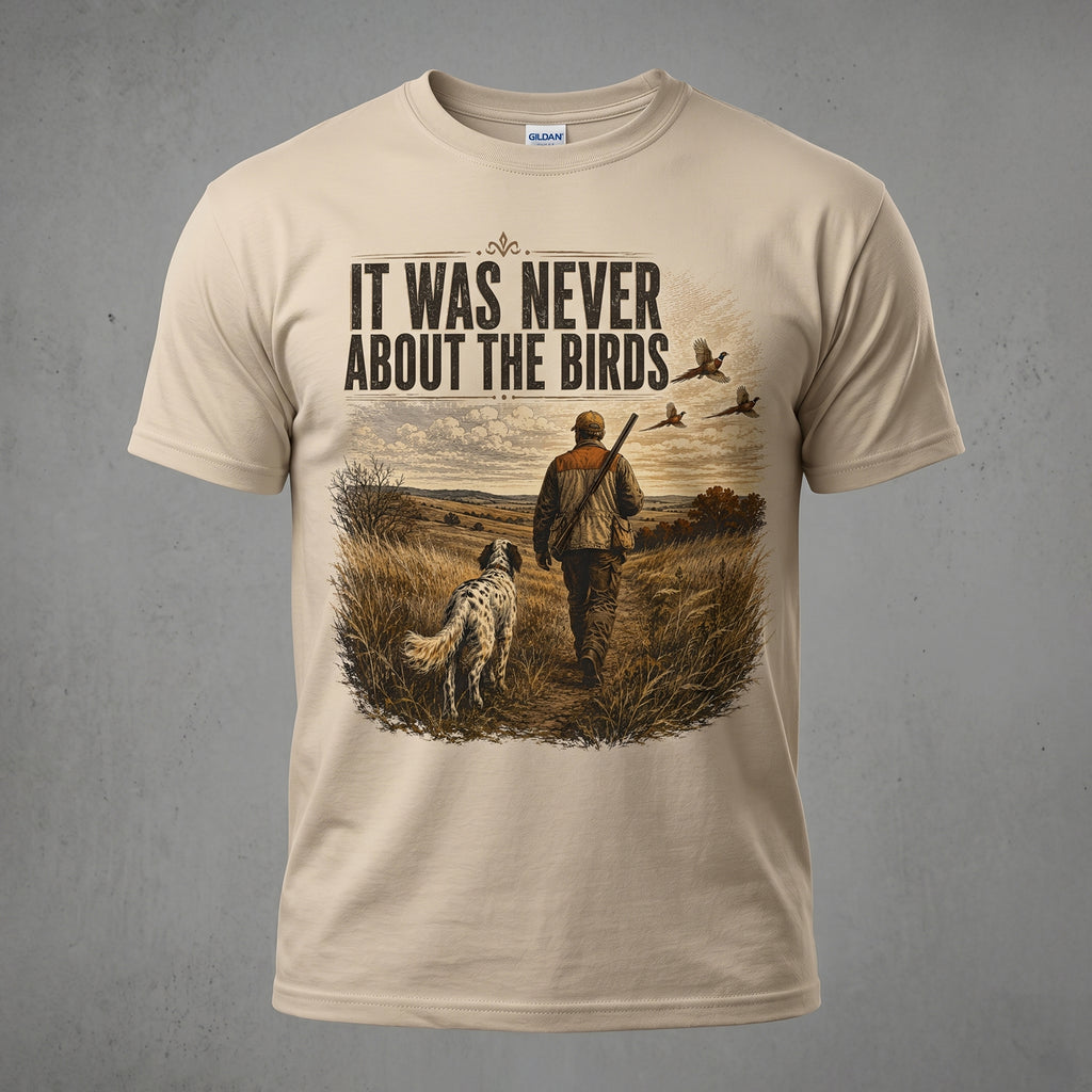 Upland Pheasant Hunting - Outdoor Cotton T-Shirt PHCT1005
