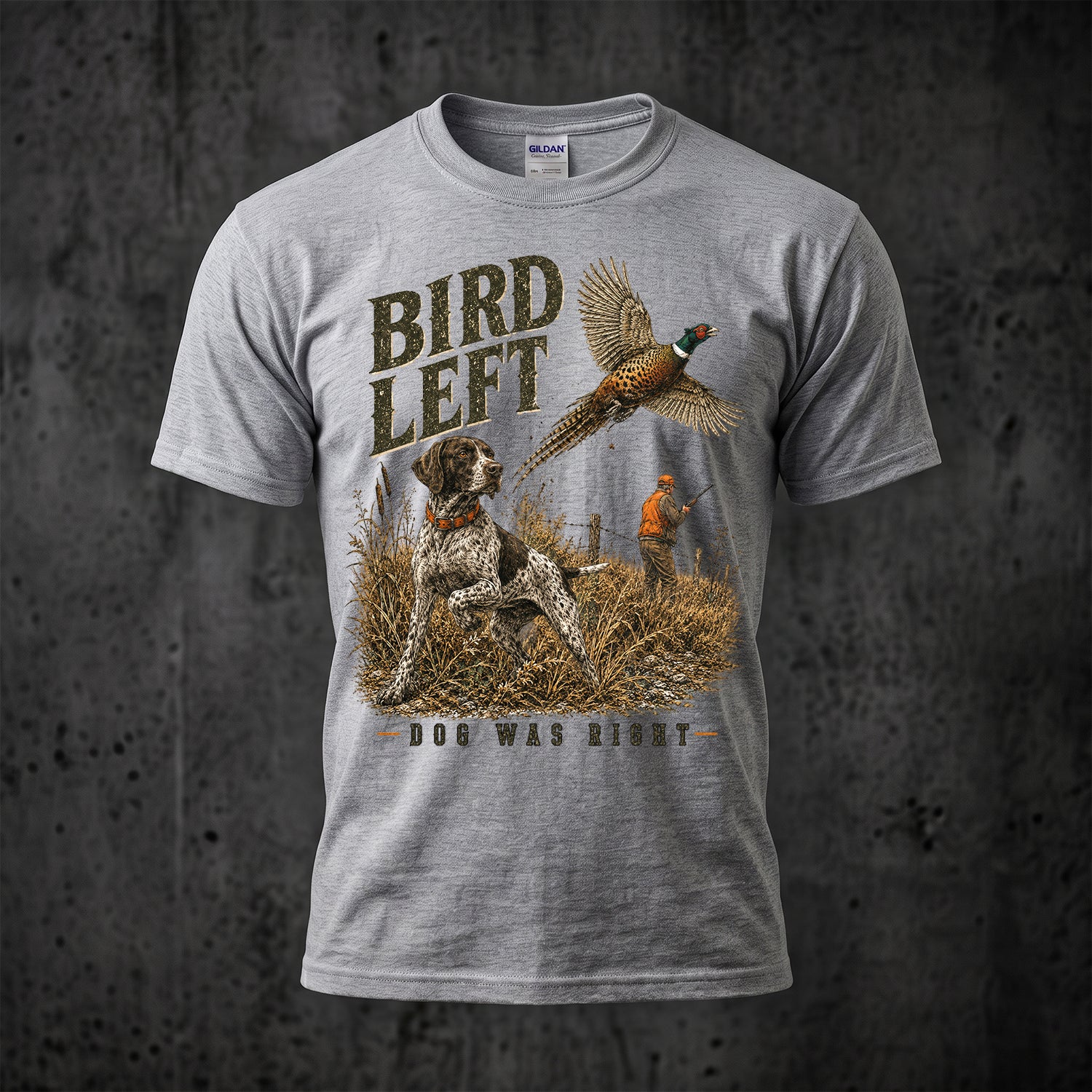 Upland Pheasant Hunting - Outdoor Cotton T-Shirt PHCT1017