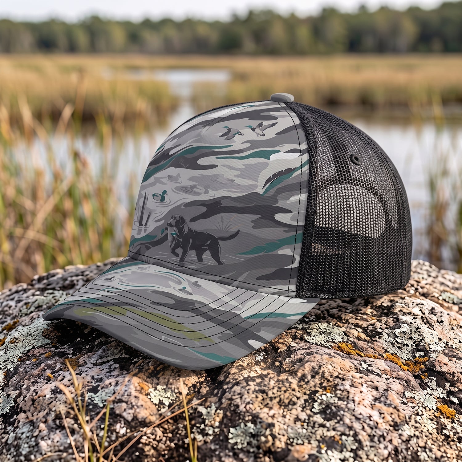 Duck Hunting - Outdoor Mesh Cap DUMC1006