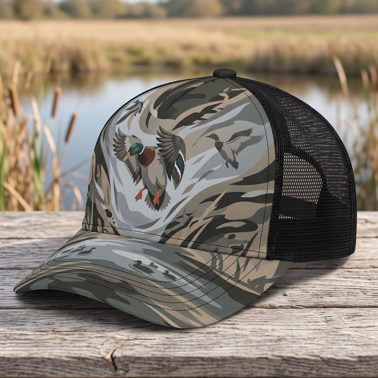 Duck Hunting - Outdoor Mesh Cap DUMC1002