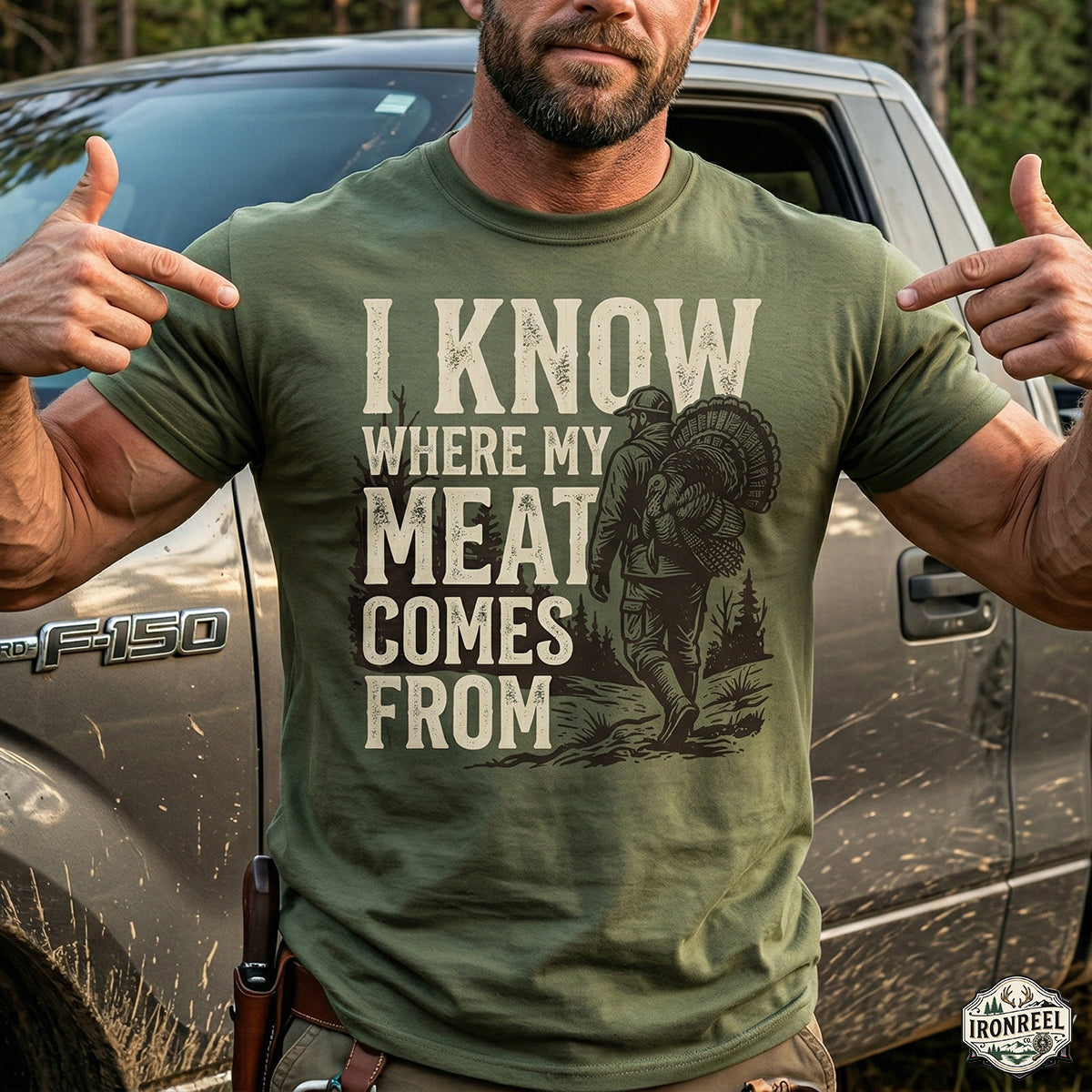 Turkey Hunting - Cotton Hunting T-Shirt TGC-1003