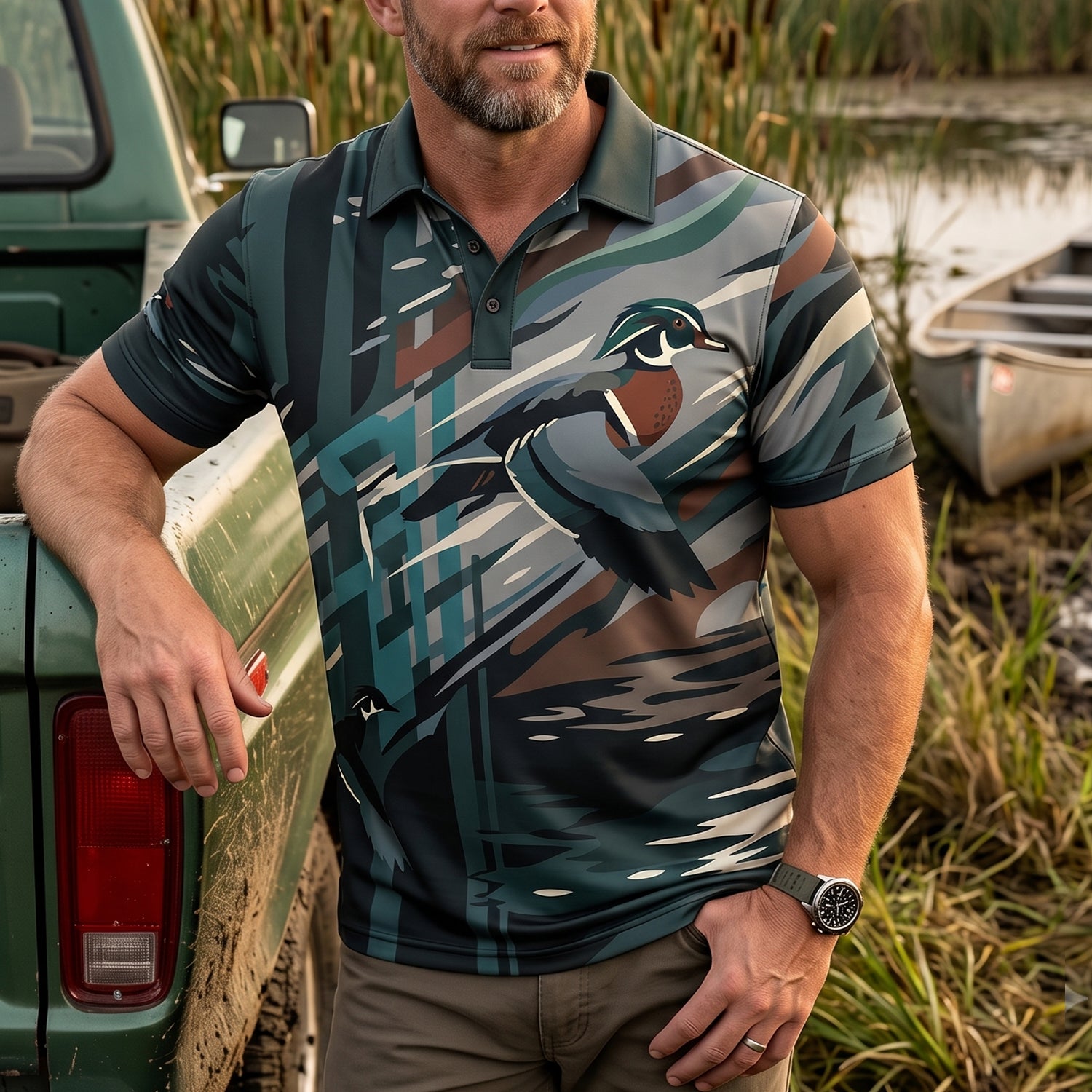 Duck Hunting - Polo Shirt DUPL1030
