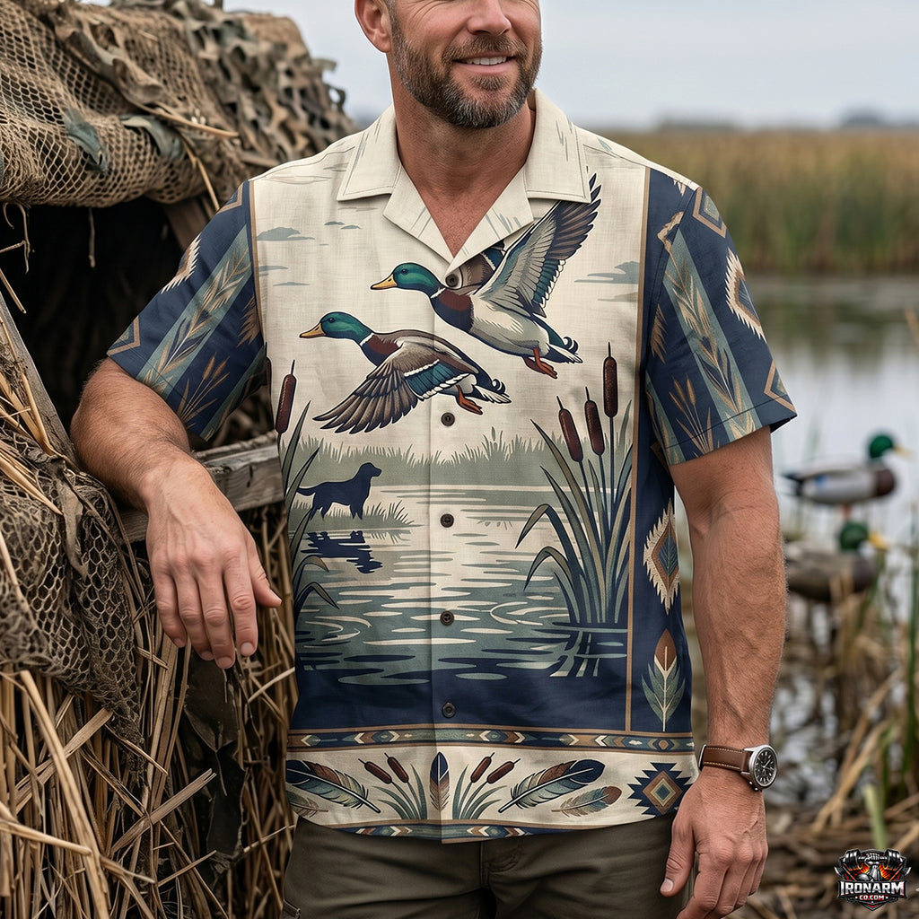 Mallard Paradise Collection - Hawaiian Shirt MPHS1013