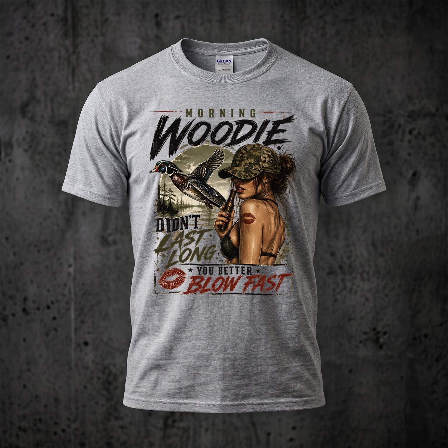 Duck Hunting - Outdoor Cotton T-Shirt DUCT1017